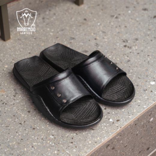 Marindo Leather Slider Rider Black-702